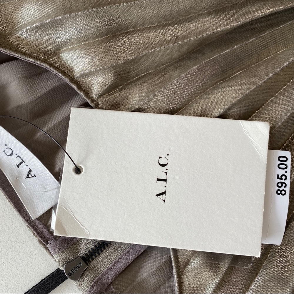 NWT A.L.C. Naples Cutout Waist Dress 12 - Picture 15 of 16